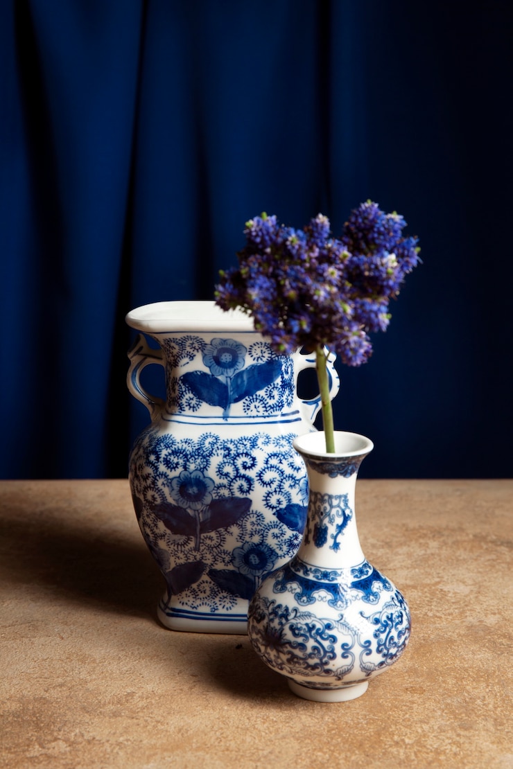 Photo gratuit vase nature morte de style baroque