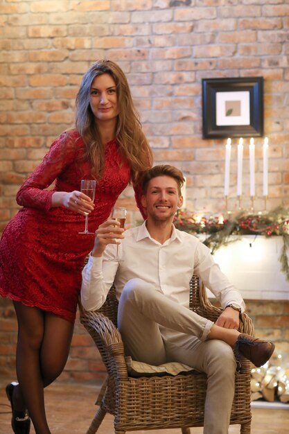 La veille de Noël, un homme et une femme