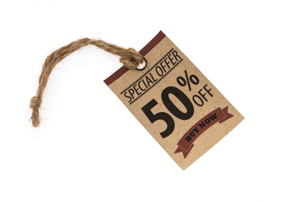 Vente Coupon, bon, tag. Style vintage