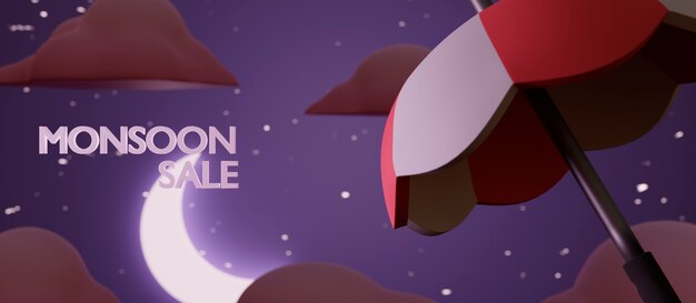 vente de la saison de la mousson 3d