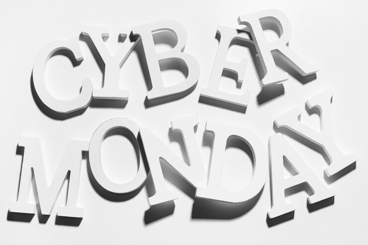 Photo gratuit ventes d'achats du cyber monday