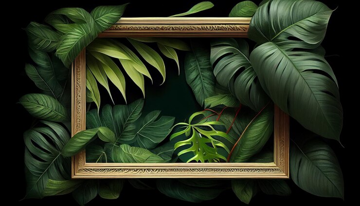Photo gratuit la verdure de la nature s'épanouit dans un fond d'écran botanique vibrant généré par l'ia