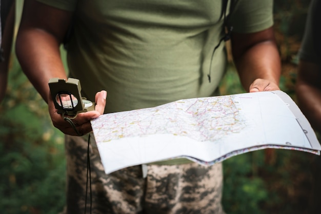 Vérification sur la carte pour les directions