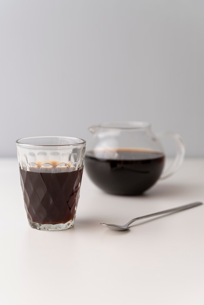 Photo gratuite verres de café savoureux