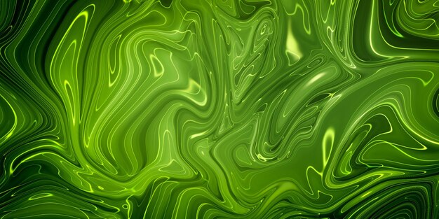 Vert transparent créativité art moderne Les couleurs d'encre sont incroyablement brillantes, lumineuses, translucides, fluides et sèchent rapidement Motif naturel Luxe Œuvre d'art abstraite Style tendance