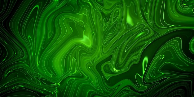 Vert transparent créativité art moderne Les couleurs d'encre sont incroyablement brillantes, lumineuses, translucides, fluides et sèchent rapidement Motif naturel Luxe Œuvre d'art abstraite Style tendance