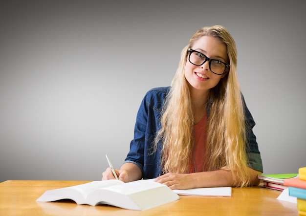 veste heureux école numérique cheveux bruns