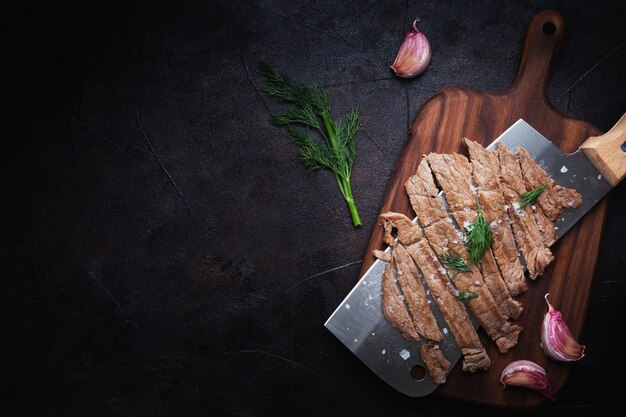 Viande fraîchement coupée