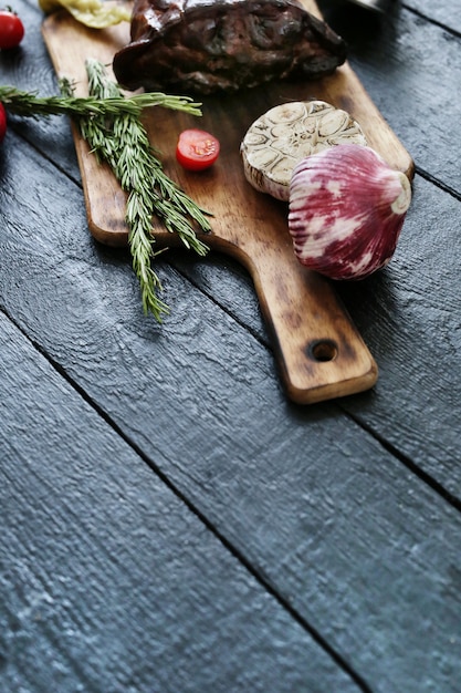 Photo gratuite viande rôtie aux épices