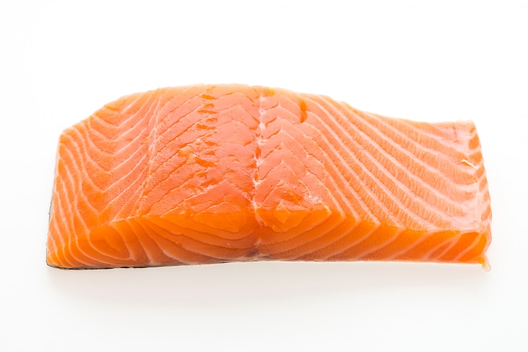 Photo gratuit viande de saumon crue