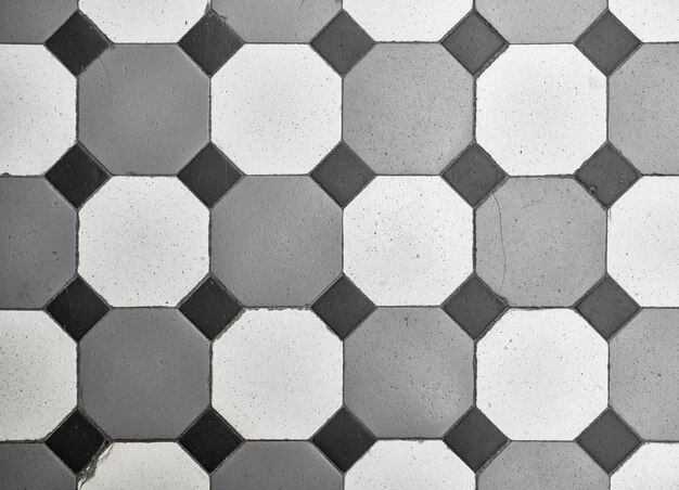 Vieux carreaux de céramique avec un motif classique posé texture de fond pour fond d'écran ou écran de présentation pour la publicité