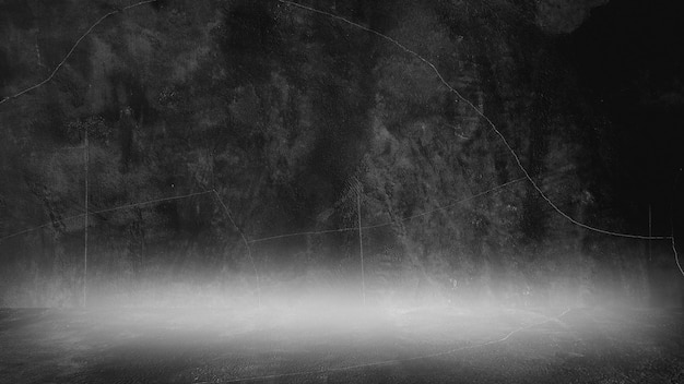 Vieux fond noir. Texture grunge. Fond d'écran sombre. Béton de tableau noir.