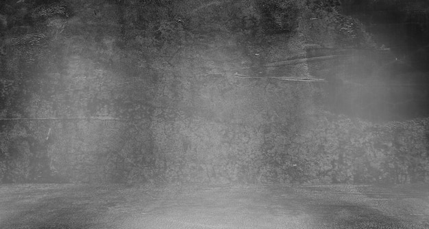 Vieux fond noir. Texture grunge. Fond d'écran sombre. Tableau noir Tableau béton.