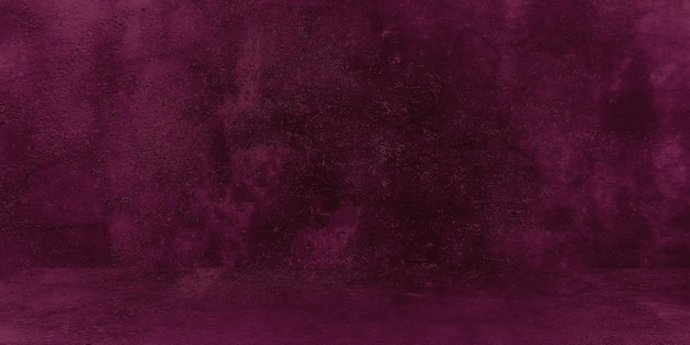 Vieux mur de béton minable texture avec mur de studio en béton violet fissuré abstrait grunge...
