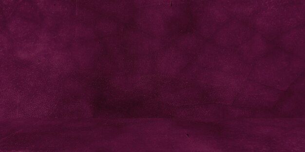 Vieux mur de béton minable texture avec mur de studio en béton violet fissuré abstrait grunge...