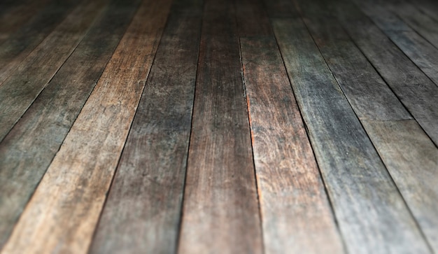 Vieux plancher en bois