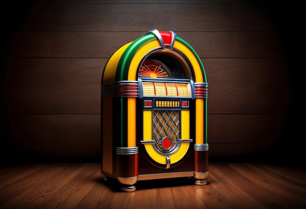 Photo gratuite view of retro looking jukebox machine