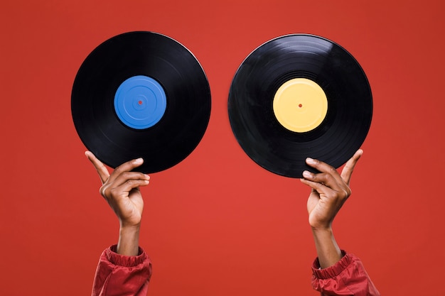 Vinyles de mains