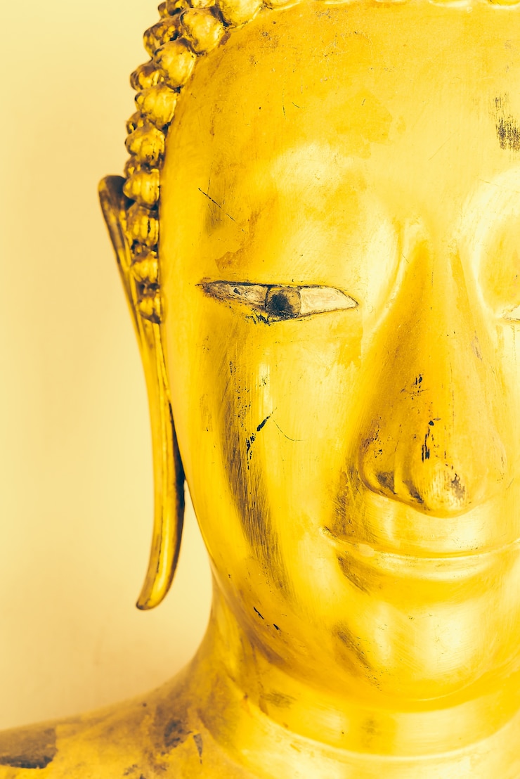 Photo gratuit visage de bouddha