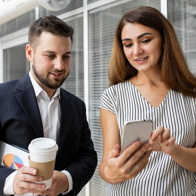 Visioconférence Des Travailleurs Commerciaux