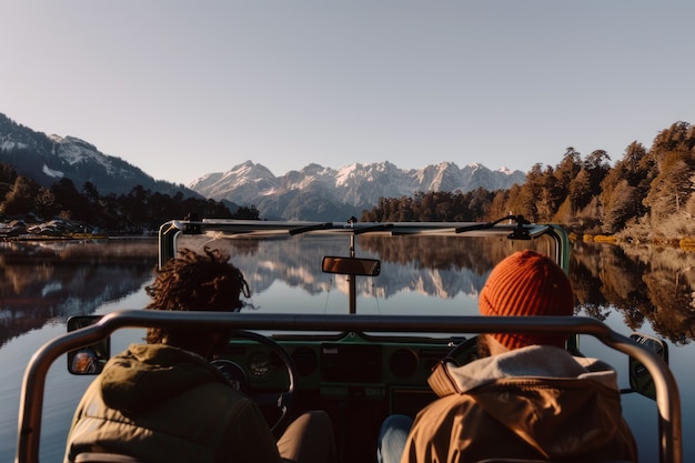 Photo gratuite voyager avec une voiture tout-terrain