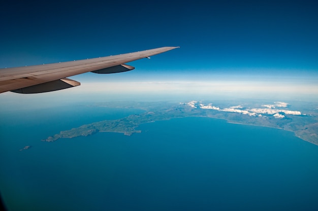 Photo gratuite vue aérienne de north cardigan bay, pays de galles