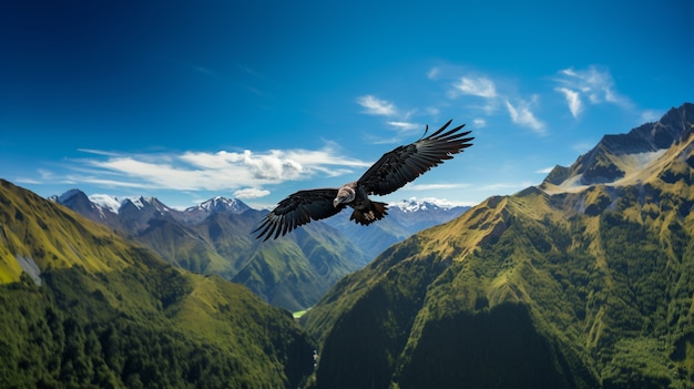 Photo gratuite vue de l'aigle sauvage