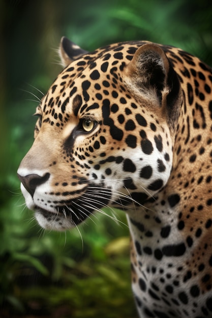 Vue de l'animal léopard à l'état sauvage