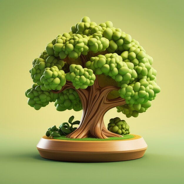 Vue de l'arbre graphique 3D