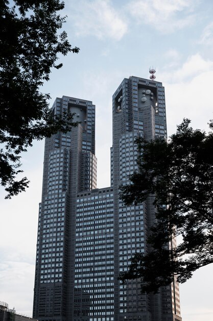 Vue sur les bâtiments urbains modernes