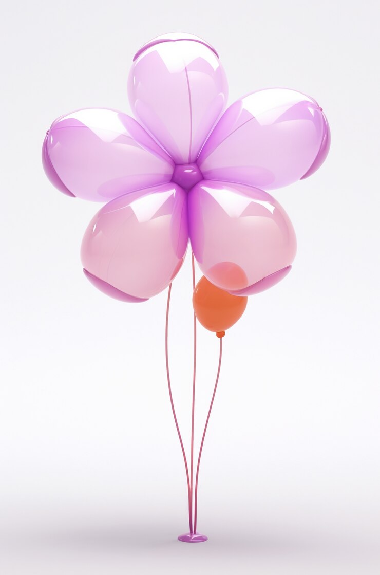 Photo gratuit vue d'une belle fleur translucide en 3d
