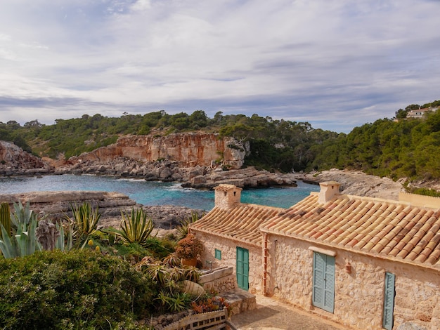 Vue sur Cala s'Almunia, Majorque, Espagne