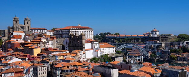Vue célèbre de Porto, Portugal, Europe