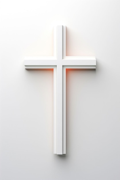Vue de la croix religieuse 3d