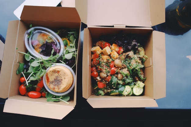 Photo gratuite vue d'un délicieux repas prêt à l'emploi