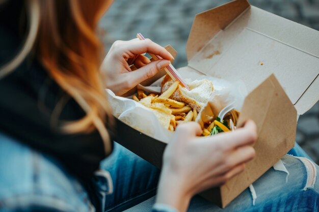 Photo gratuite vue d'un délicieux repas prêt à manger