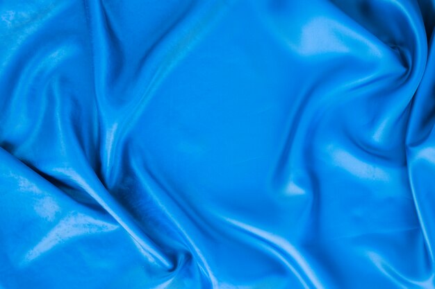 Vue de dessus du textile bleu pour le carnaval