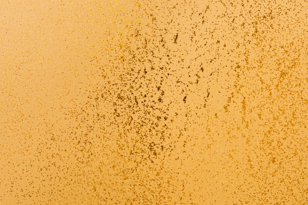 Vue de dessus élégante texture dorée