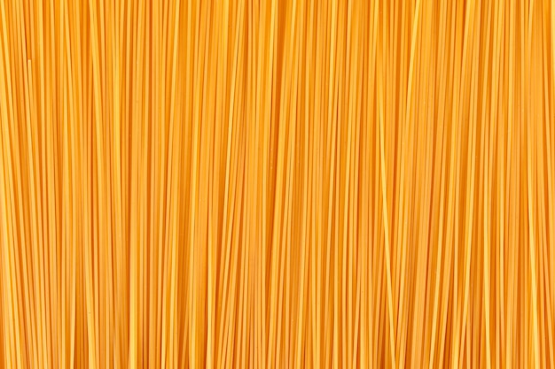 vue de dessus surface de spaghetti