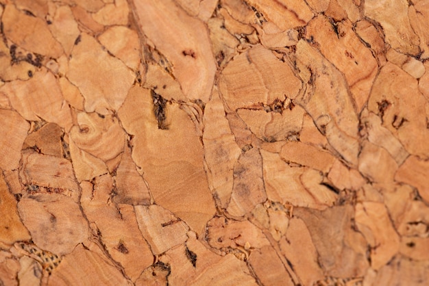 Vue de dessus texture en bois naturel