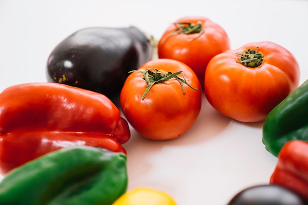 Photo gratuite vue détaillée des légumes