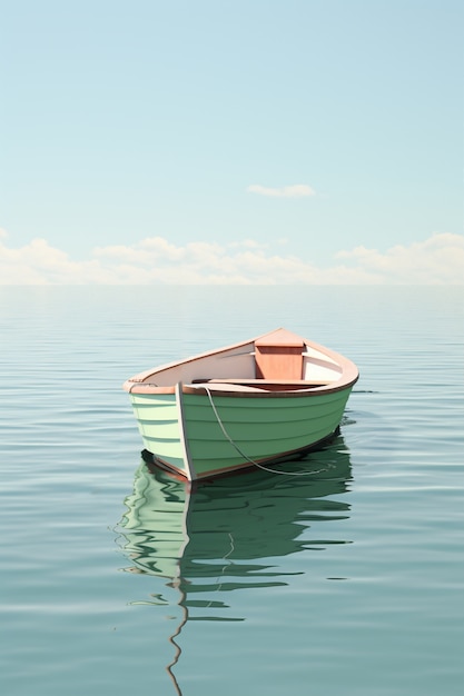 Photo gratuite vue du bateau sur l'eau