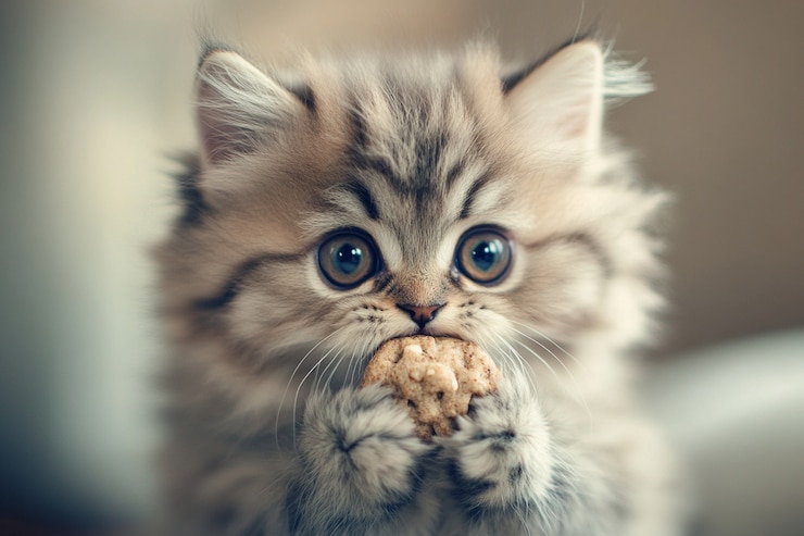 Photo gratuit vue du beau chat domestique persan