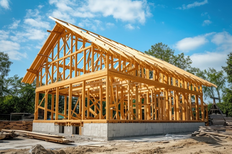 Photo gratuit vue du chantier de construction moderne