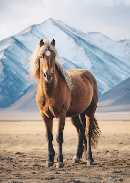 Vue du cheval sauvage