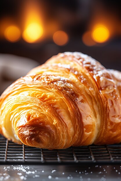 Vue du délicieux croissant