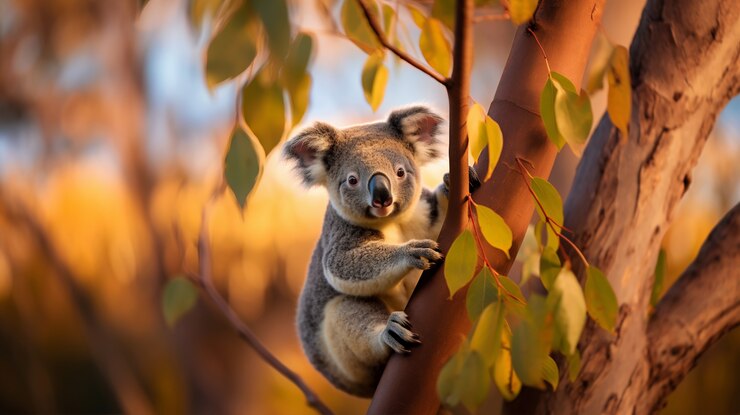 Photo gratuit vue du koala sauvage