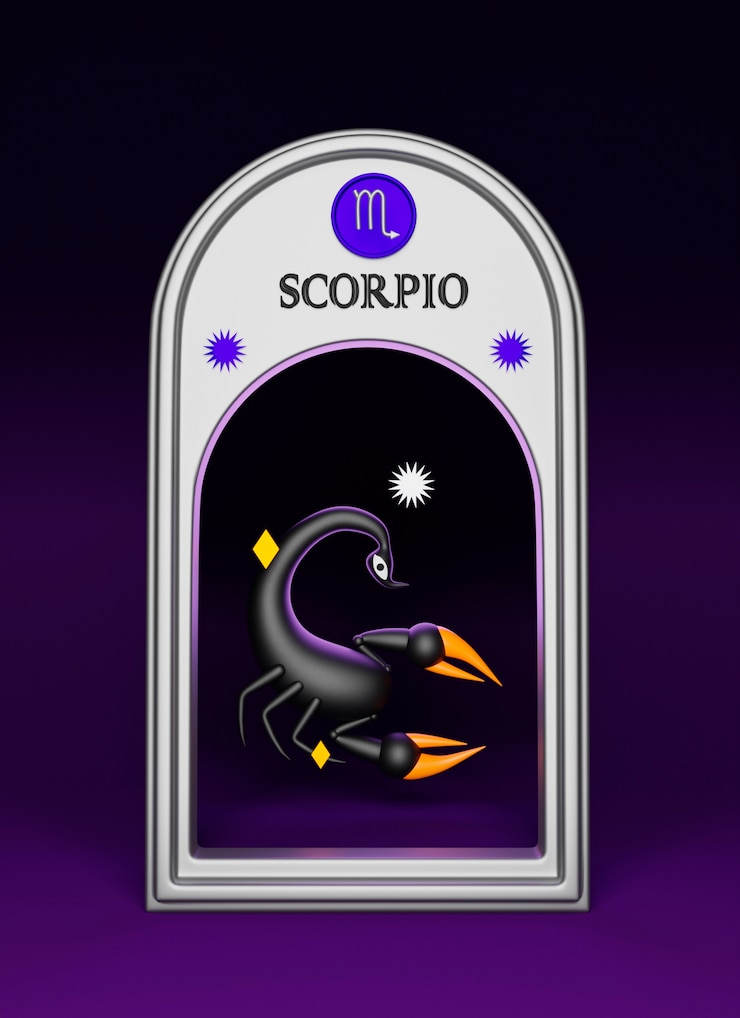 Photo gratuit vue du signe du zodiaque et de l'astrologie 3d