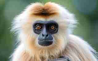 Photo gratuite vue du singe gibbon sauvage