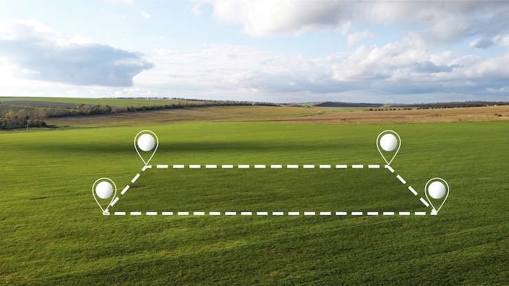 Photo gratuit vue du terrain pour l'immobilier et le développement des affaires